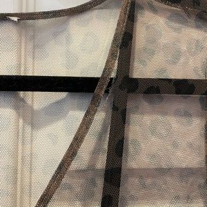 Never Fully Dressed Mesh Leopard Print Dress